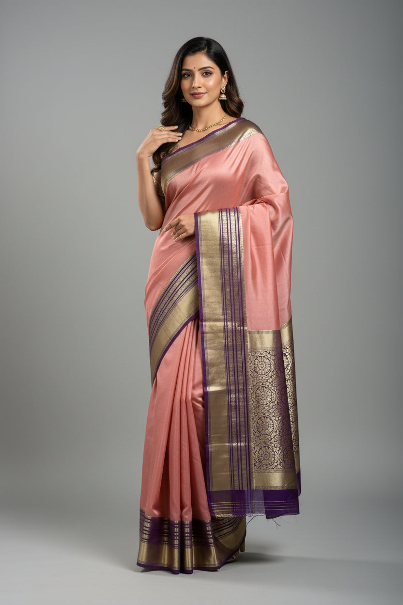 Pure Mysore Silk Saree.