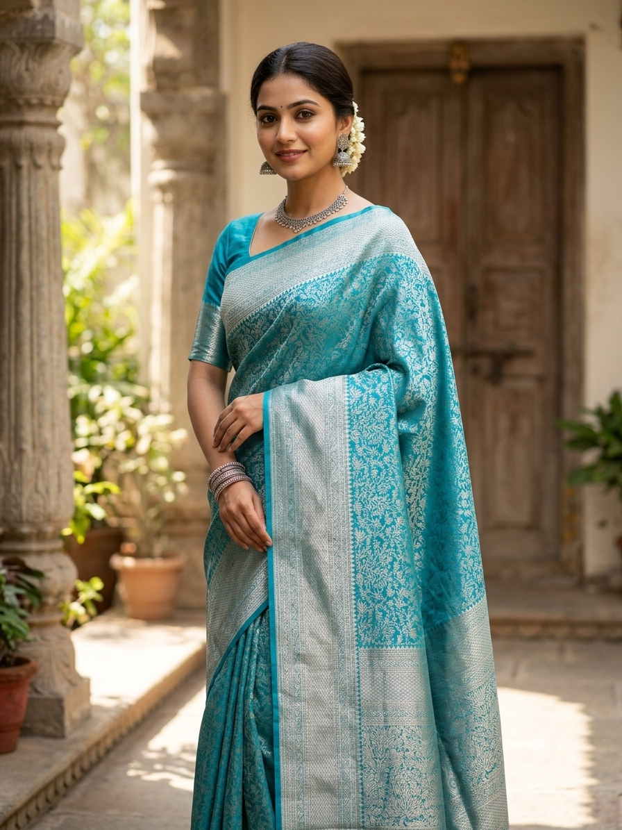 Kanchi Mix Silk Saree