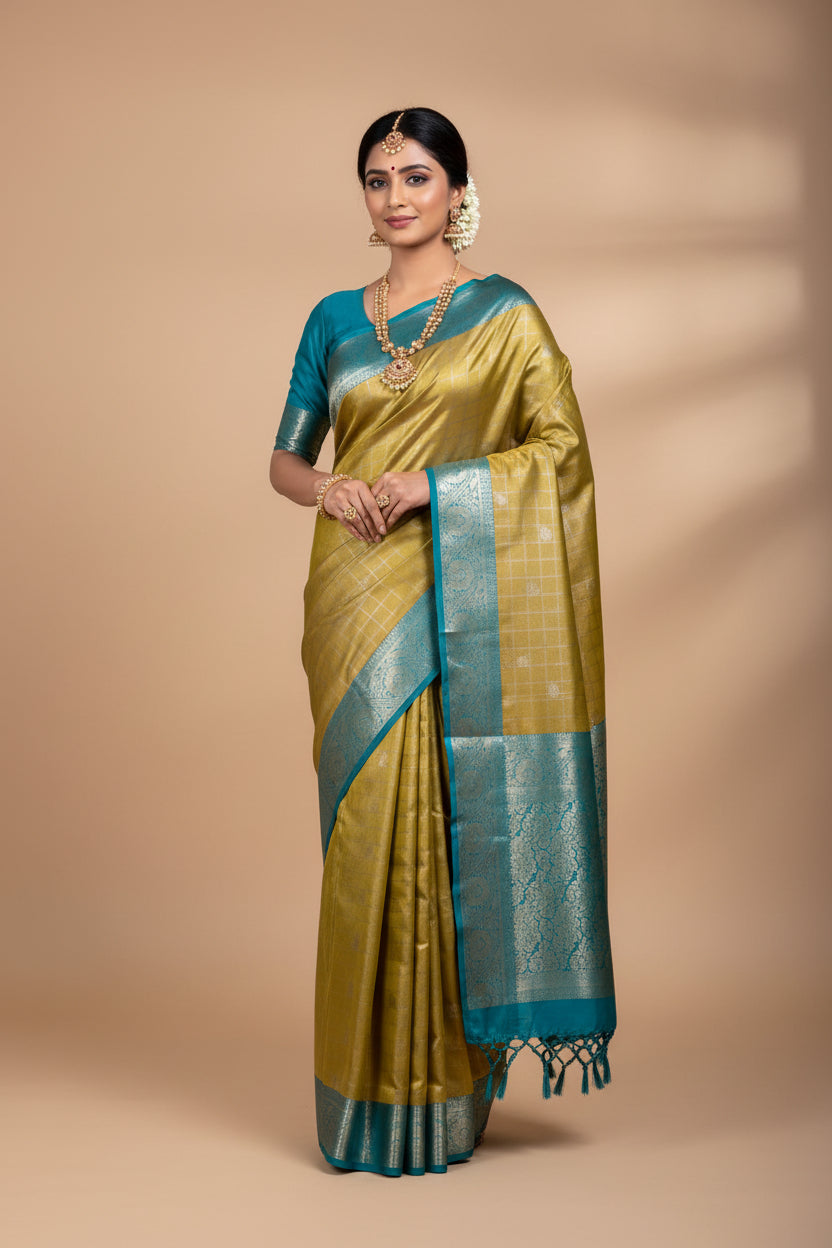 Kanchi Mix Silk Saree
