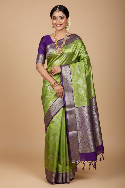 Kanchi Mix Silk Saree