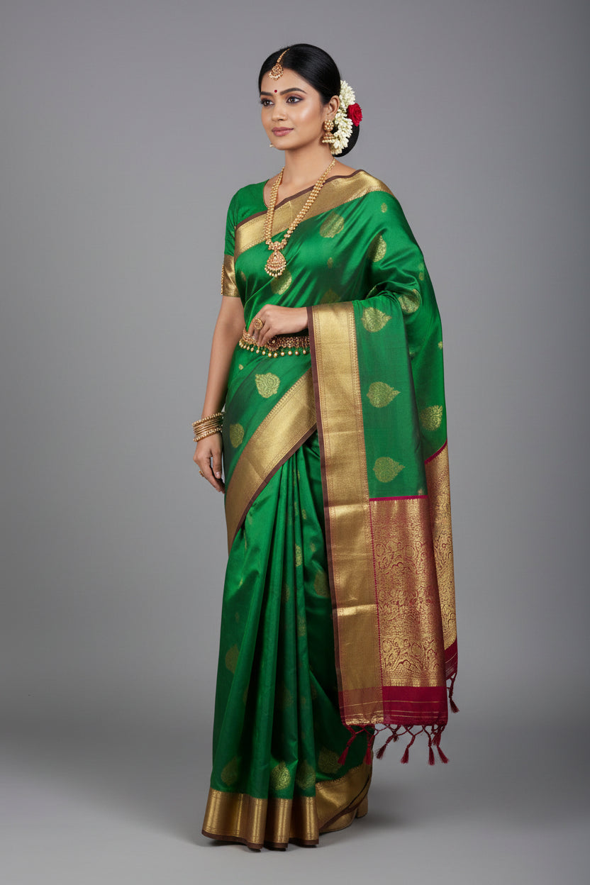 Kanchi Mix Silk Saree