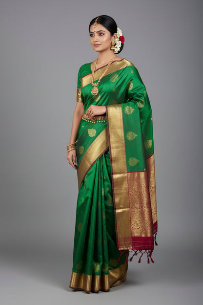 Kanchi Mix Silk Saree