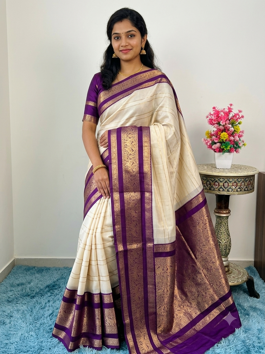 Pure Kanchipuram Silk Saree