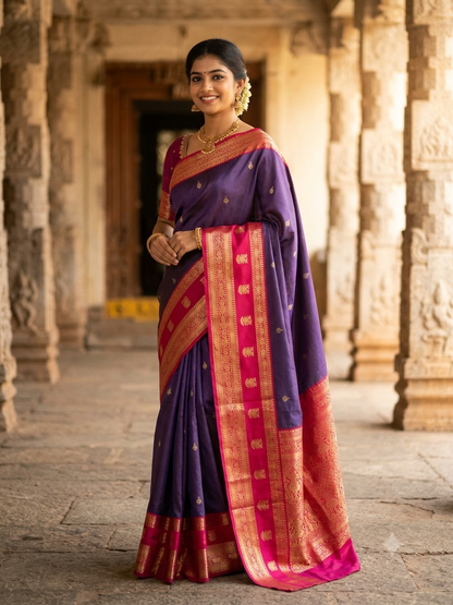 Pure Kanchipuram Silk Saree