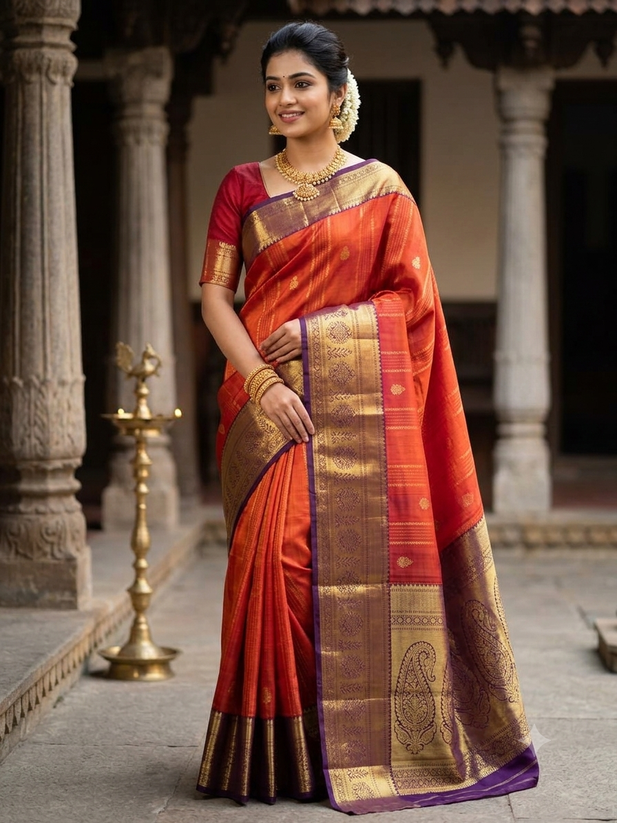 Pure Kanchipuram Silk Saree