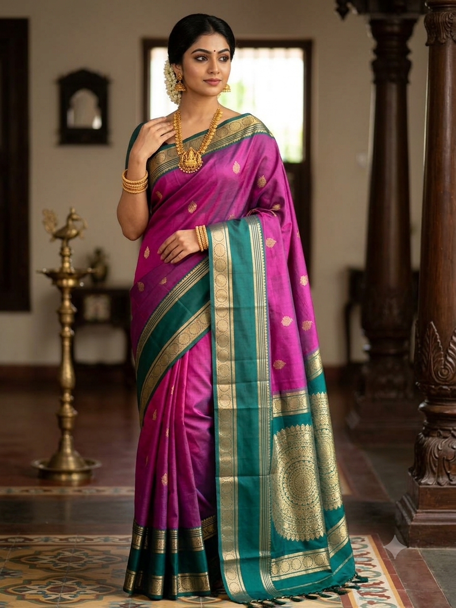 Pure Kanchipuram Silk Saree