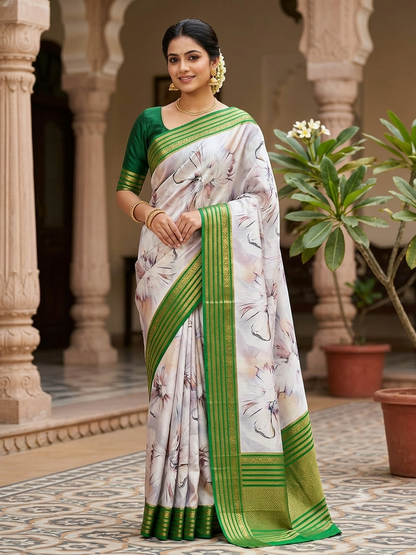 Pure Mysore Silk Saree.