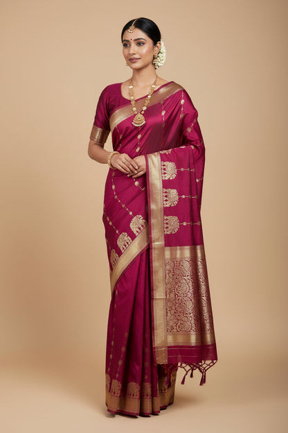 Pure Mysore Silk Saree.