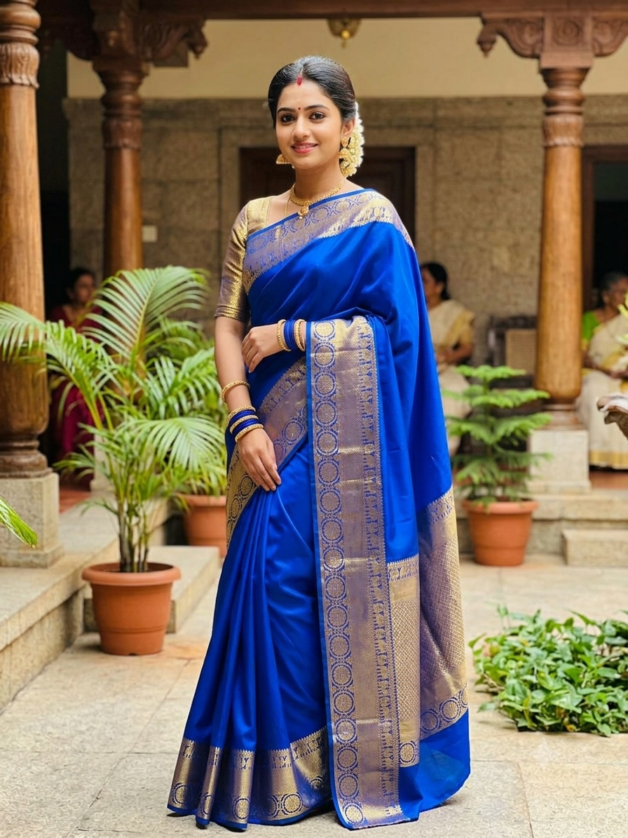 Pure Mysore Silk Saree.