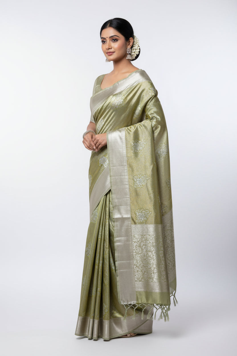 Kanchi Mix Silk Saree