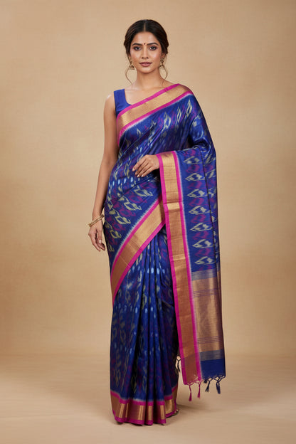 Kanchi Pure Pochampalli Silk