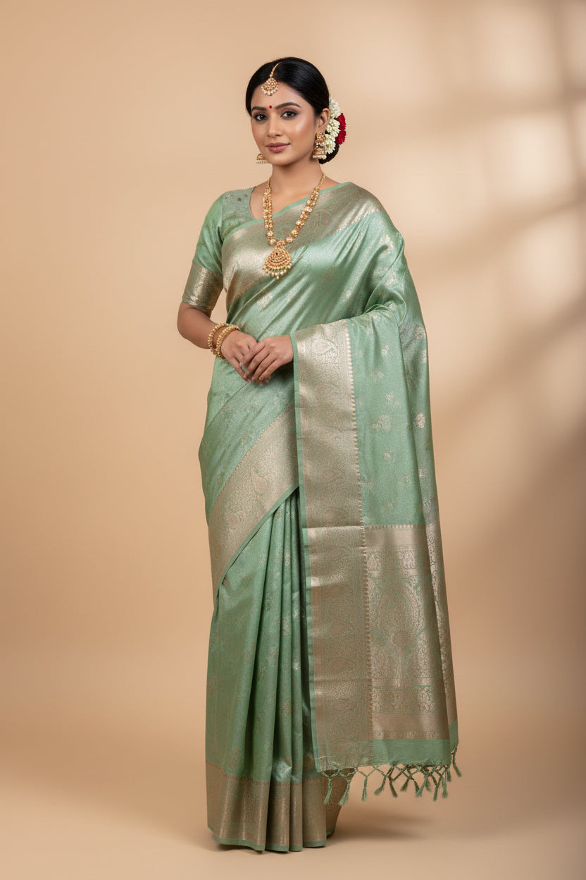 Kanchi Mix Silk Saree