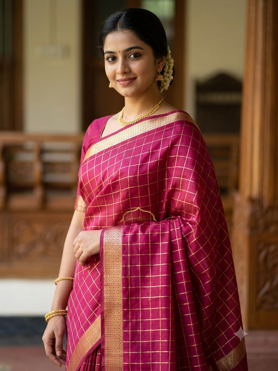 Pure Mysore Silk Saree ( 60 Grams )