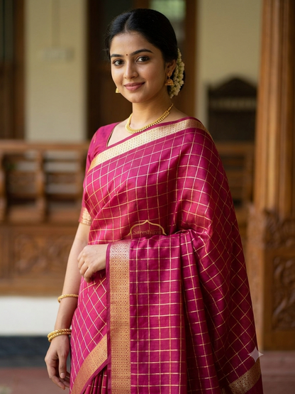 Pure Mysore Silk Saree ( 60 Grams )