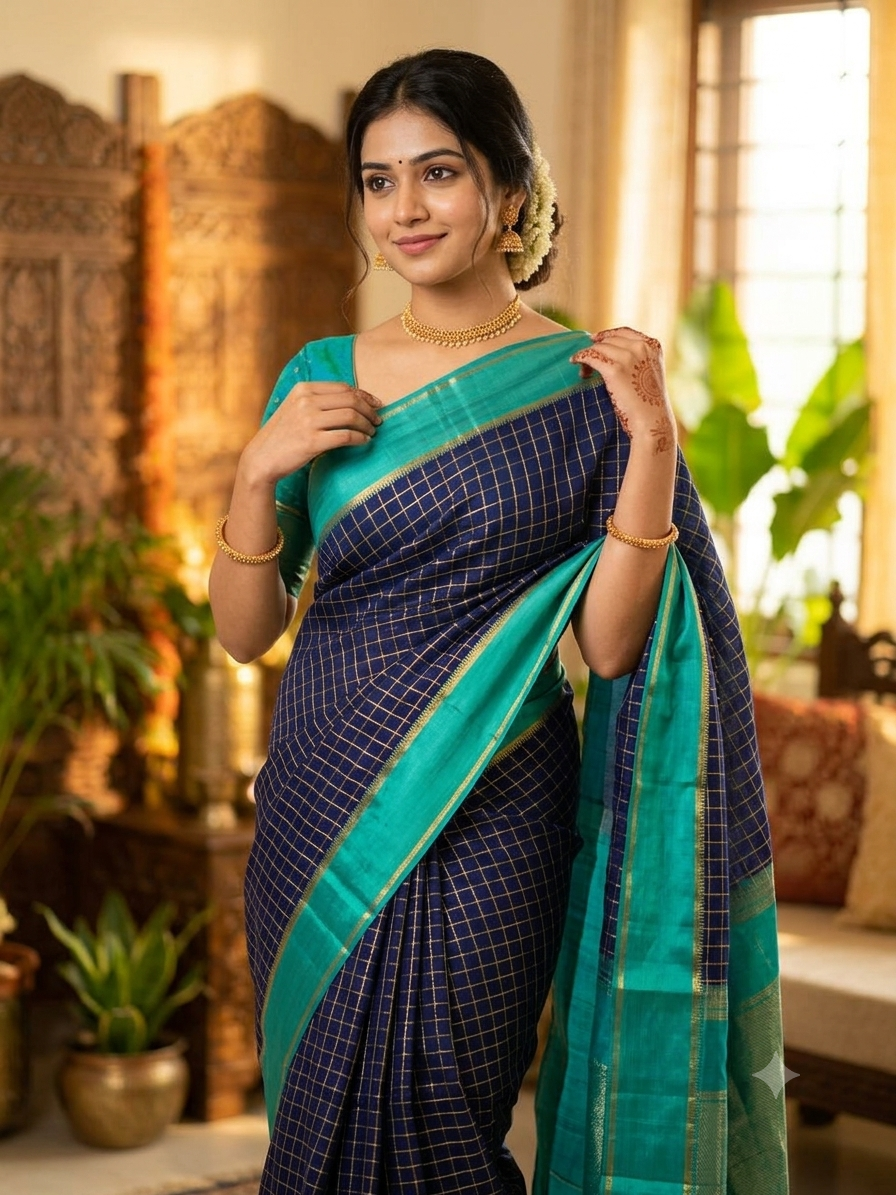 Pure Mysore Silk Saree.
