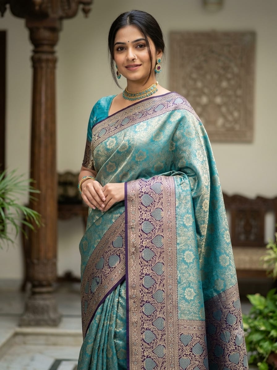 Pure Kanchipuram Silk Saree