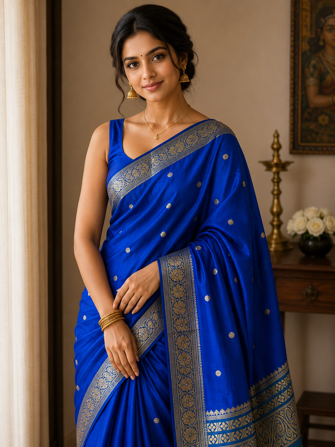Pure Mysore Silk Saree ( 60 Grams )