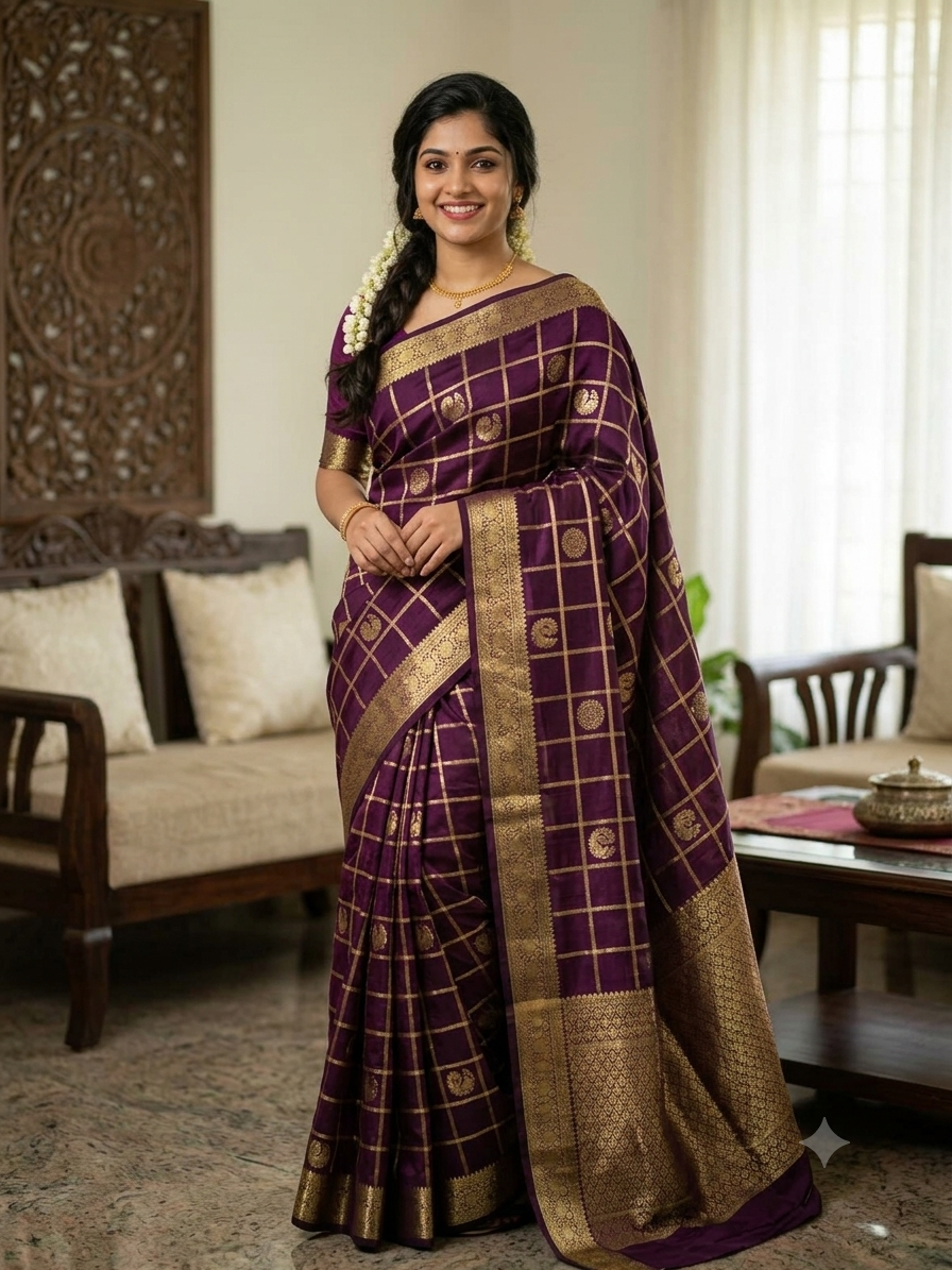 Pure Mysore Silk Saree.
