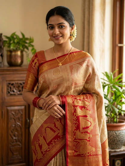 Pure Kanchipuram Silk Saree