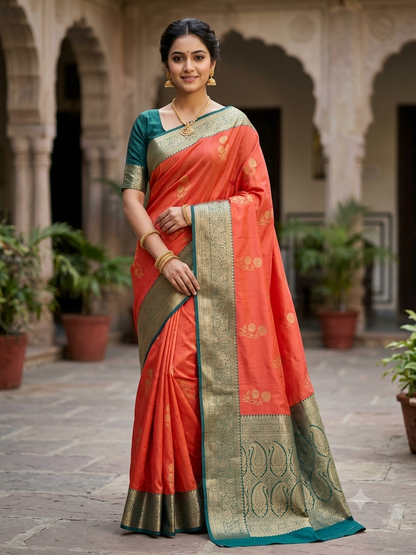Kanchi Mix Silk Saree