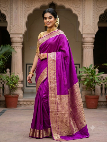 Pure Mysore Silk Saree.