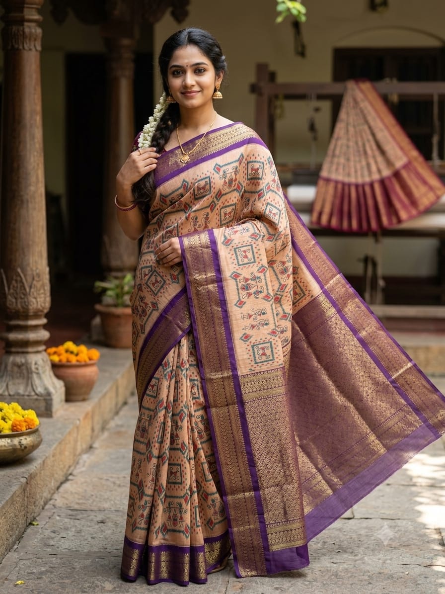 Pure Cotton Silk Saree