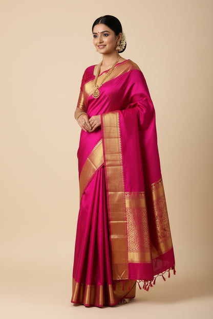 Pure Mysore Silk Saree.