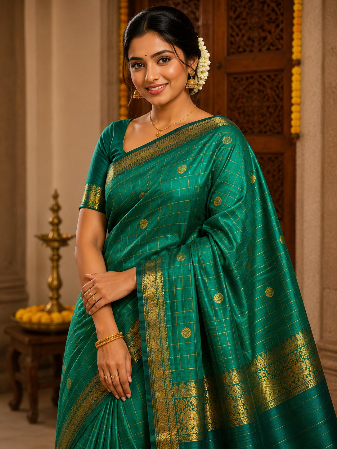 Pure Kanchipuram Silk Saree