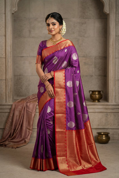 Kanchi Mix Silk Saree