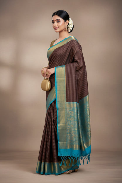 Pure Mysore Silk Saree ( 60 Grams )