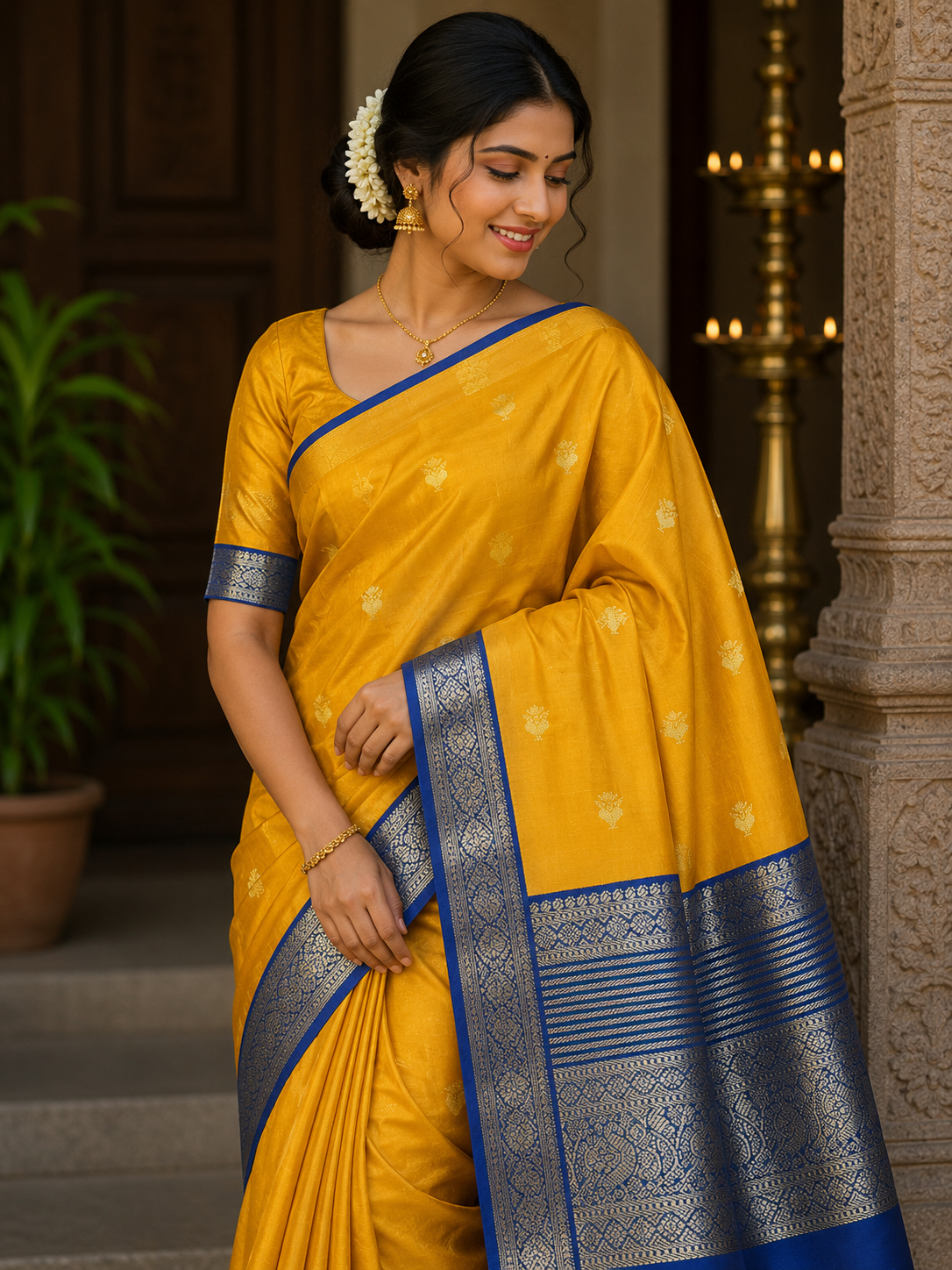 Kanchi Mix Silk Saree