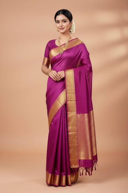 Pure Mysore Silk Saree.