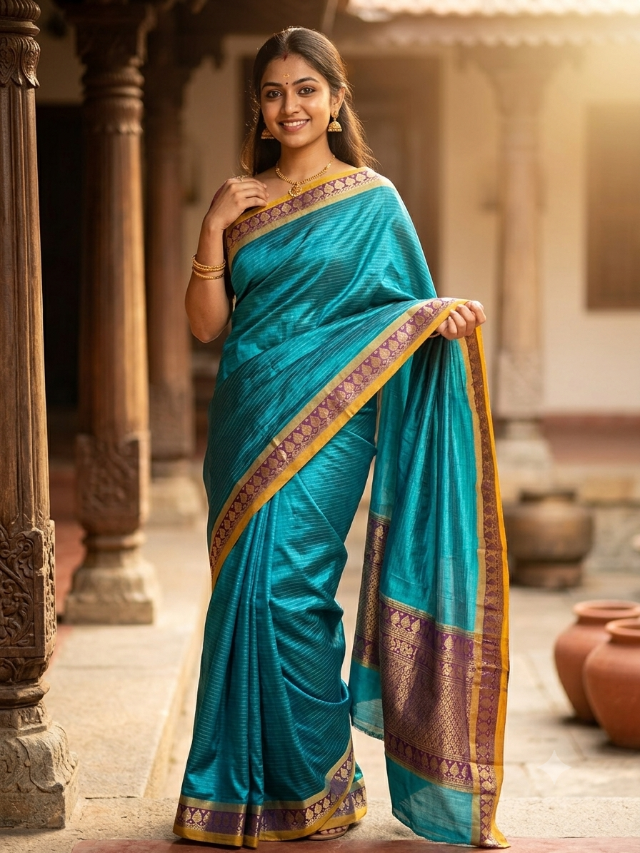 Pure Cotton Silk Saree