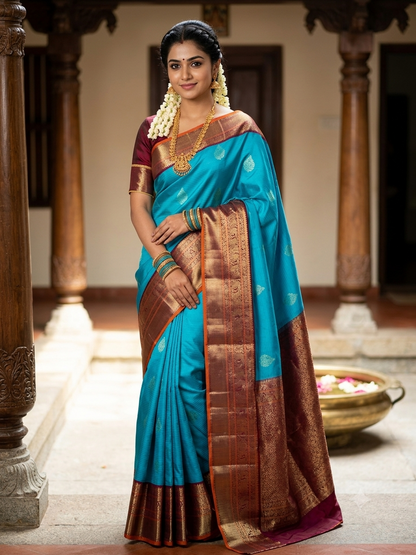 Pure Kanchipuram Silk Saree