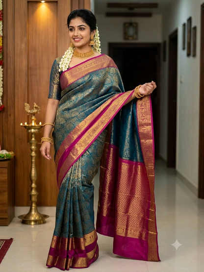 Pure Kanchipuram Silk Saree