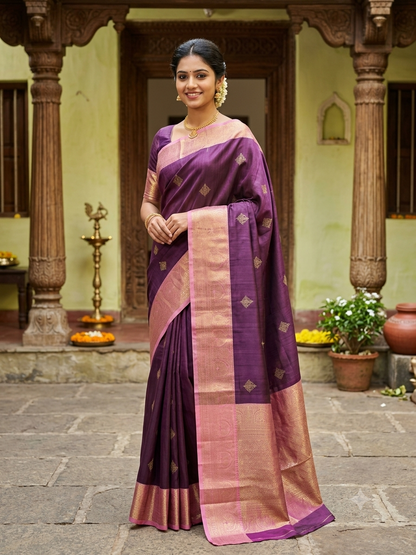 Kanchi Mix Silk Saree