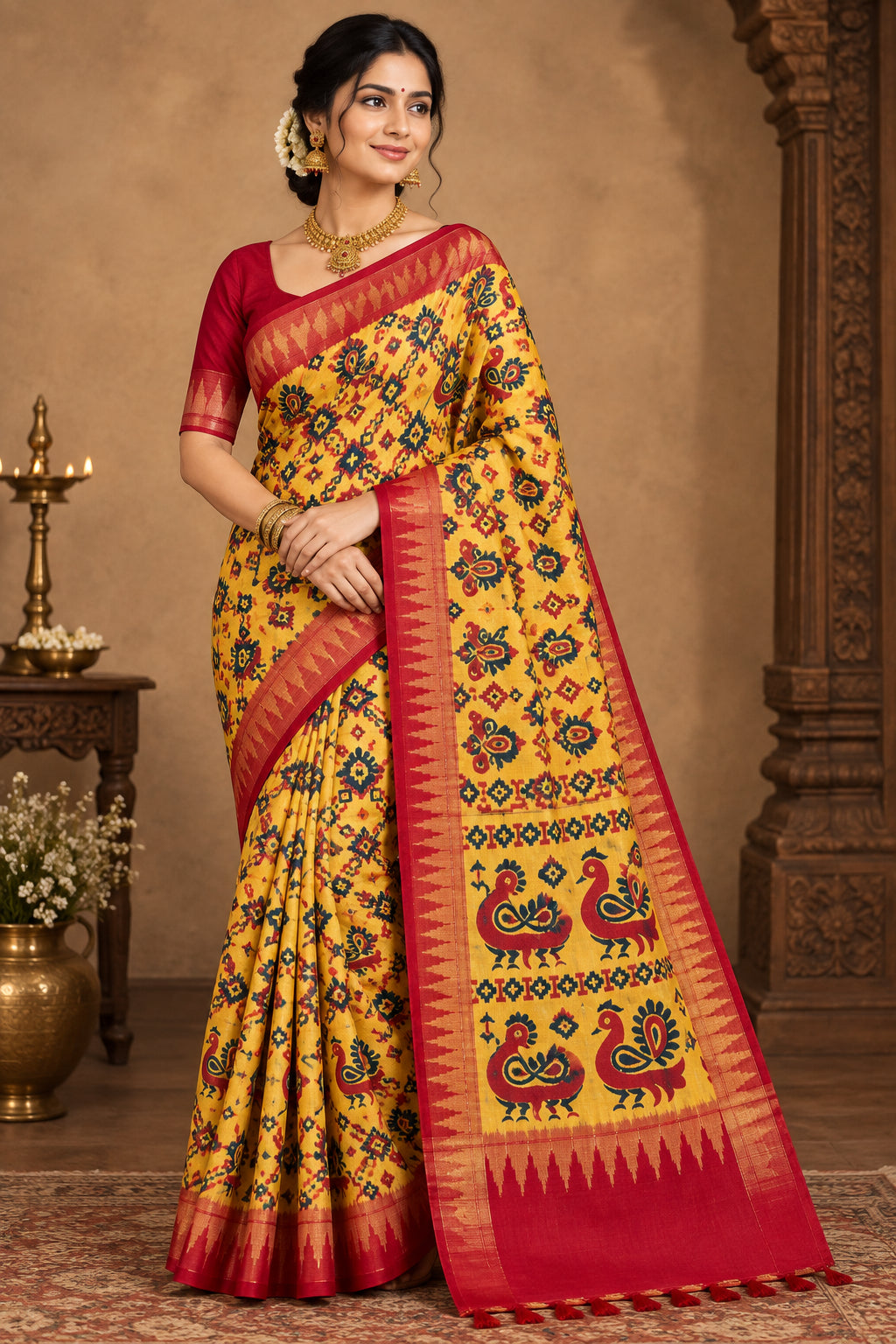 Pure Cotton Silk Saree