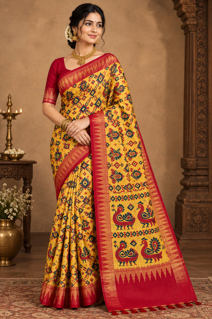Pure Cotton Silk Saree