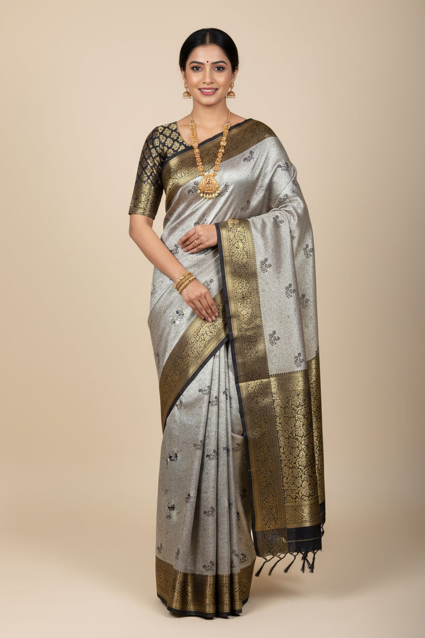 Kanchi Mix Silk Saree