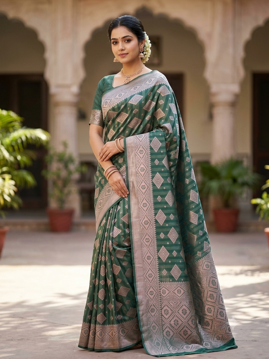 Pure Cotton Silk Saree