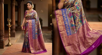 Pure Kanchipuram Silk Saree