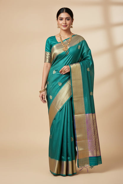 Kanchi Mix Silk Saree