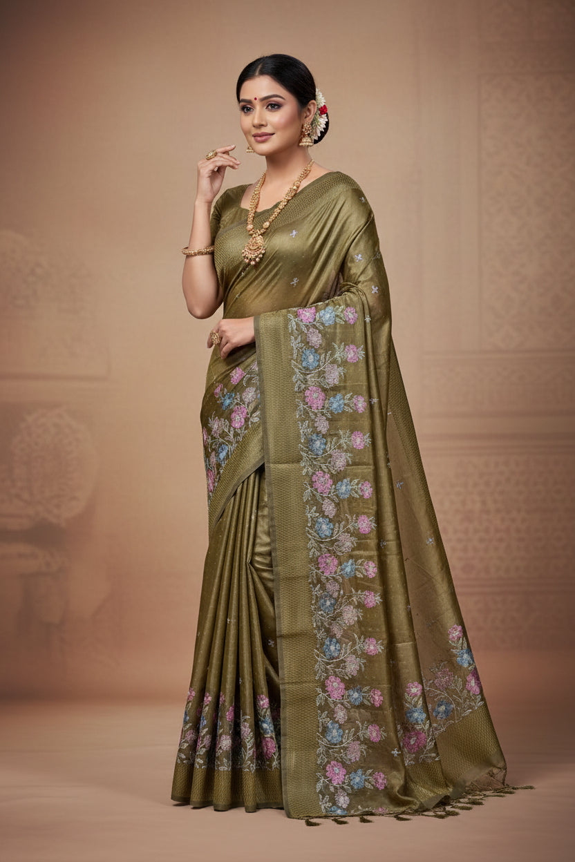Tussar Silk Saree.