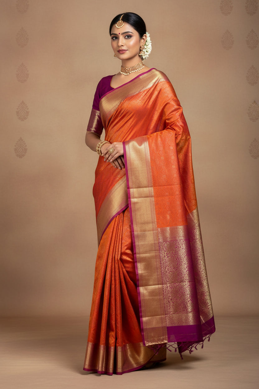 Pure Kanchipuram Silk Saree