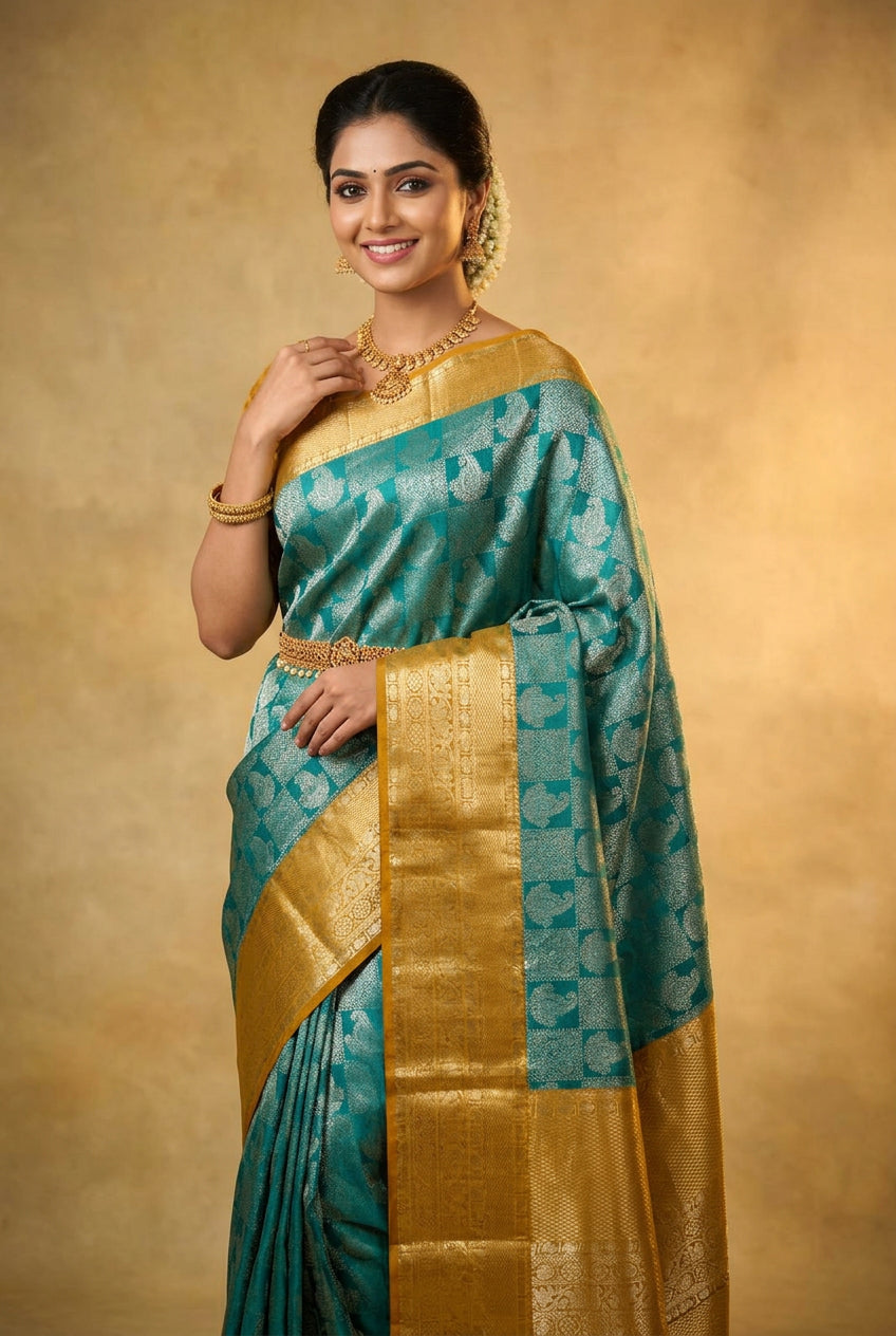 Kanchi Mix Silk Saree