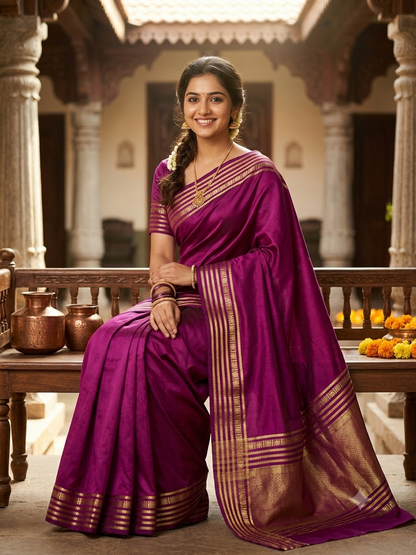 Pure Mysore Silk Saree.