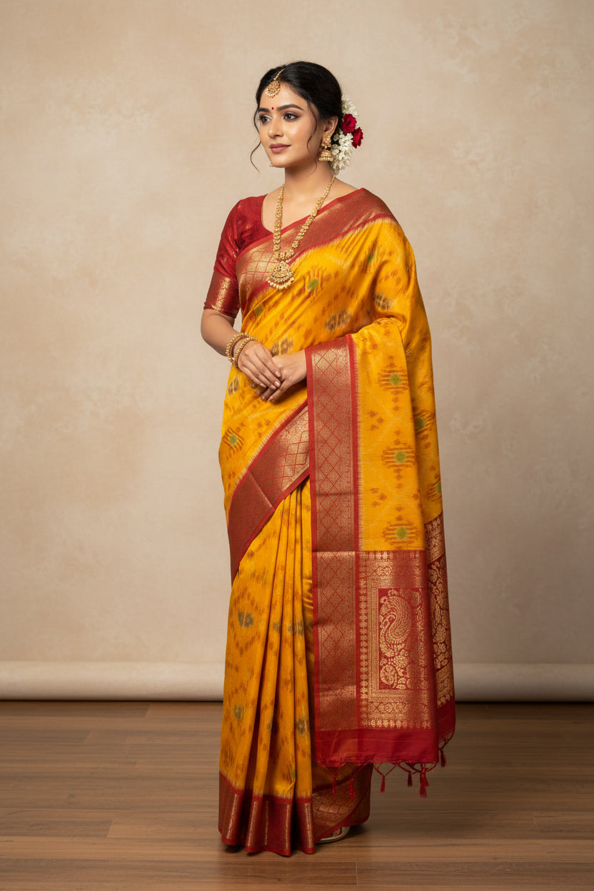 Kanchi Pure Pochampalli Silk