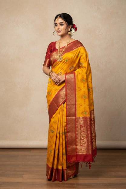 Kanchi Pure Pochampalli Silk