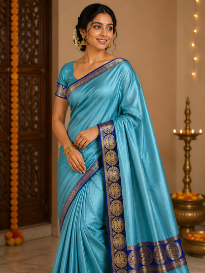Pure Mysore Silk Saree.