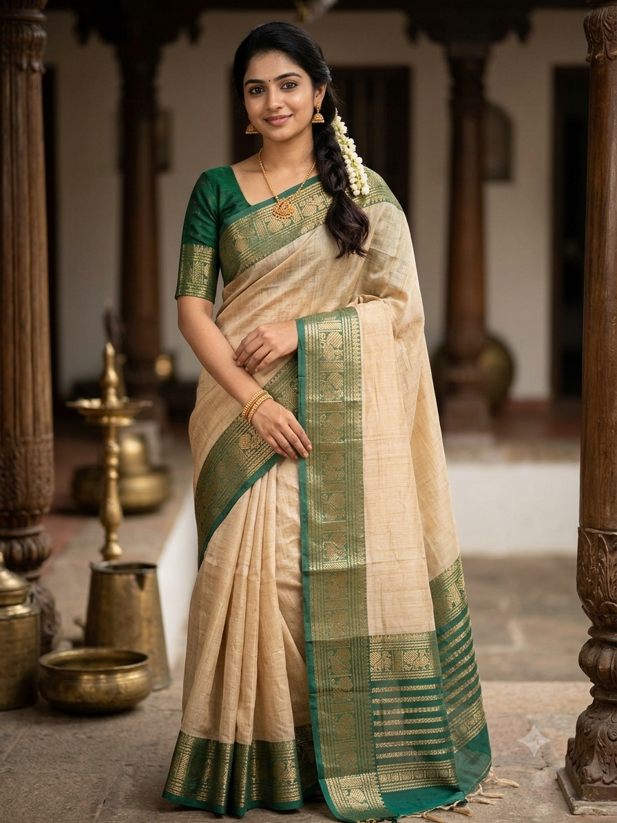 Pure Cotton Silk Saree